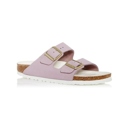Birkenstock Womens Arizona BS Leather Slip On Slide Sandals