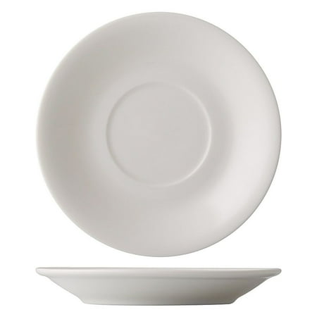 Great Wall Saucer For 7.5 Oz. Cup 8.5 Oz. Cup 5-3/4 Dia. X 3/4 H Porcelain White 8 packs