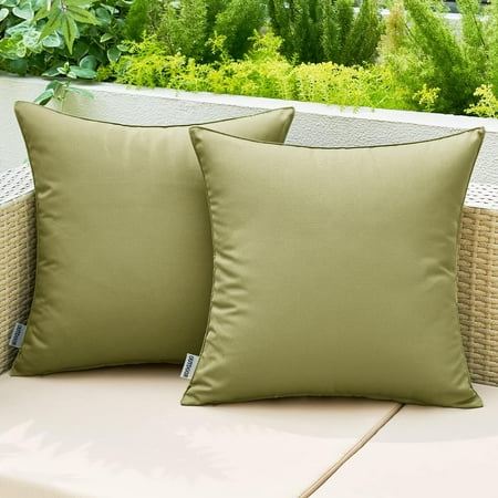 MIULEE Pack of 2 Sage Green Decorative Outdoor Waterproof Pillow Covers Square Garden Cushion Sham Throw Pillowcase Shell for Spring Patio Tent Couch 16x16 inch
MIULEE Pack of 2 Sage Green Decorative Outdoor Waterproof Pillow Covers Square Garden Cushion Sham Throw Pillowcase Shell for Spring Patio Tent Couch 16x16 inch