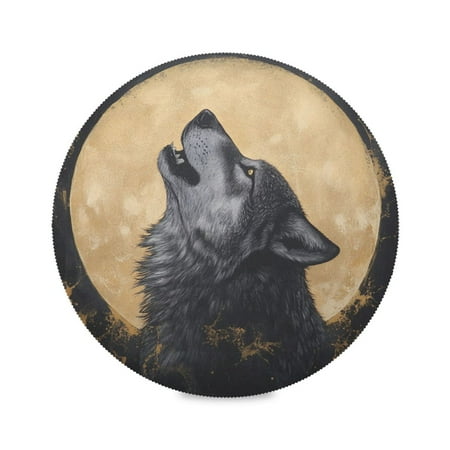 Round Plate Mat 15.4x15.4 Inchesx6 Placemat Table Mat Kitchen Mat Coffee Mat Fabric Thick Strong Wear-Resistant Heat Resistance Gray Wolf under The Moon
Round Plate Mat 15.4x15.4 Inchesx6 Placemat Table Mat Kitchen Mat Coffee Mat Fabric Thick Strong Wear-Resistant Heat Resistance Gray Wolf under The Moon