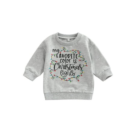Toddler Baby Girls Boys Christmas Tops Letter Print Round Neck Long Sleeve Casual Pullover Autumn Spring Outfit
Toddler Baby Girls Boys Christmas Tops Letter Print Round Neck Long Sleeve Casual Pullover Autumn Spring Outfit