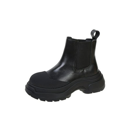 Woobling Womens Chelsea Boot Plush Lining Elastic Ankle Boots Pull On Work Shoes Walking Short Booties Casual Winter Shoe Mid Heel Comfort Black 6.5
Woobling Womens Chelsea Boot Plush Lining Elastic Ankle Boots Pull On Work Shoes Walking Short Booties Casual Winter Shoe Mid Heel Comfort Black 6.5