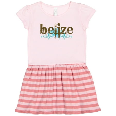 Inktastic Belize Country Grunge Shirts Gift Toddler Girl Dress