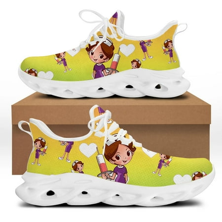 Cute Cartoon Nurse Women Flat Shoes Nursing Shoes Cool Female Running Sneakers Light Mesh Women s Footwear Zapatos
Cute Cartoon Nurse Women Flat Shoes Nursing Shoes Cool Female Running Sneakers Light Mesh Women s Footwear Zapatos