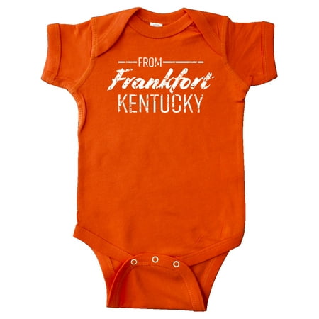 Inktastic From Frankfort Kentucky in White Distressed Text Gift Baby Boy or Baby Girl Bodysuit
Inktastic From Frankfort Kentucky in White Distressed Text Gift Baby Boy or Baby Girl Bodysuit