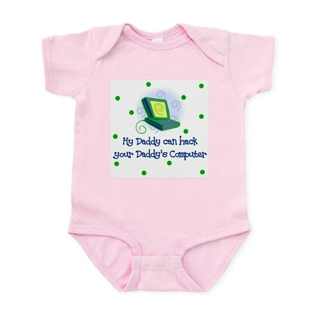 CafePress - Daddy Can Hack Your Daddy s Computer - Baby Light Bodysuit Size Newborn - 24 Months
CafePress - Daddy Can Hack Your Daddy s Computer - Baby Light Bodysuit Size Newborn - 24 Months