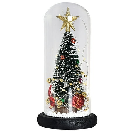 Etereauty 1 Pc Christmas Tree Lamp Christmas LED Night Atmosphere Light with Glass Cover
Etereauty 1 Pc Christmas Tree Lamp Christmas LED Night Atmosphere Light with Glass Cover