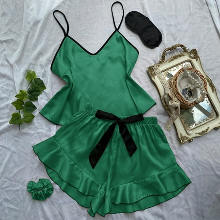 Daqian Plus Size Womens Pajamas Clearance Women s Home Clothes Women s Sexy Shorts Suspender Vest Shorts Pajama Suit Pajamas for Women Clearance Green L(L)
Daqian Plus Size Womens Pajamas Clearance Women s Home Clothes Women s Sexy Shorts Suspender Vest Shorts Pajama Suit Pajamas for Women Clearance Green L(L)