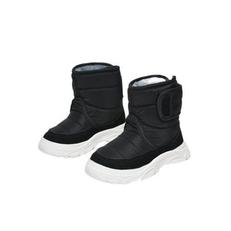 Gomelly Kids Non-Slip Mid Calf Boots Slip Resistant Round Toe Snow Boot Walking Hiking Breathable Plush Lining Comfort Bootie Black 7C
Gomelly Kids Non-Slip Mid Calf Boots Slip Resistant Round Toe Snow Boot Walking Hiking Breathable Plush Lining Comfort Bootie Black 7C