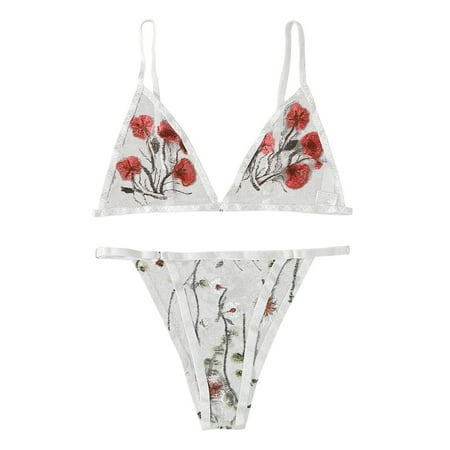 BIZIZA Embroidery Teddy Lingerie for Women Sexy Bra and Panty Sets Mesh Babydoll Lingerie Set White XXL
BIZIZA Embroidery Teddy Lingerie for Women Sexy Bra and Panty Sets Mesh Babydoll Lingerie Set White XXL