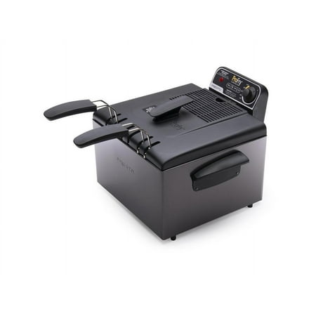 Presto 5Qt Dual Basket Pro Fry Immersion Element Black Deep Fryer 05489
Presto 5Qt Dual Basket Pro Fry Immersion Element Black Deep Fryer 05489
