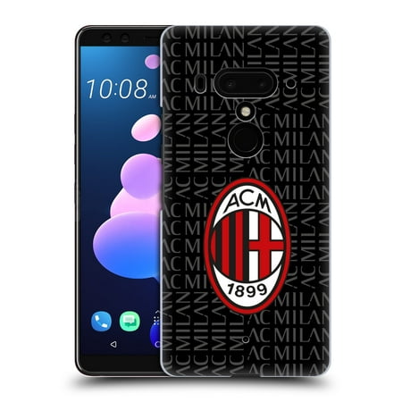 OFFICIAL AC MILAN 2018/19 CREST PATTERNS HARD BACK CASE FOR HTC PHONES 1