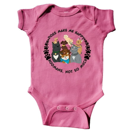 Inktastic Dogs Make Me Happy Hoomans Not So Much Gift Baby Boy or Baby Girl Bodysuit
Inktastic Dogs Make Me Happy Hoomans Not So Much Gift Baby Boy or Baby Girl Bodysuit