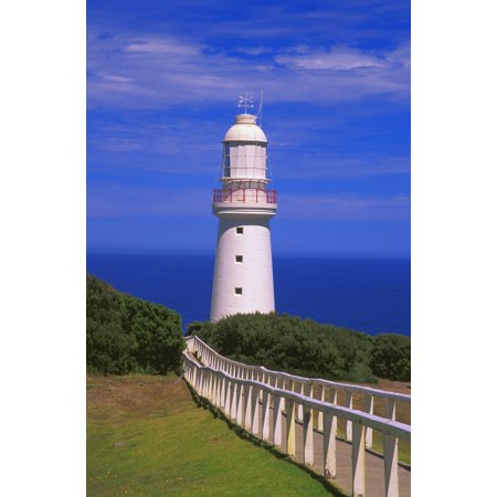 Coastal Lighthouse Stretched Canvas - Carson Ganci Design Pics (22 x 34)