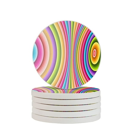 Circular Drink Coasters Set Colorful Dynamic Background Beautiful Home Decor Diatomite Heat-Resistant Diatomite Protect Table Countertop 
Circular Drink Coasters Set Colorful Dynamic Background Beautiful Home Decor Diatomite Heat-Resistant Diatomite Protect Table Countertop