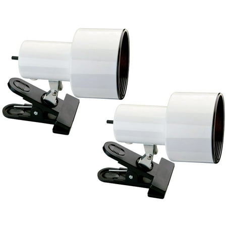 Pro Track Staccato 6 High White Mini Accent Clip Lights Set of 2