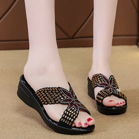 Sawvnm Fashion Women Casual Round Head Comfy Slippers Rhinestone Beach Casual Slipsole Shoes on Clearance
Sawvnm Fashion Women Casual Round Head Comfy Slippers Rhinestone Beach Casual Slipsole Shoes on Clearance