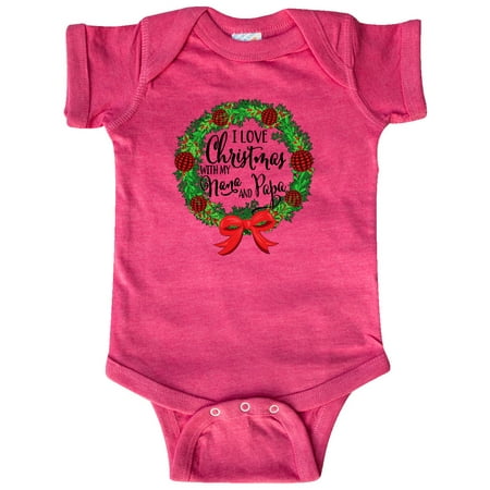 Inktastic I Love Christmas with My Nana and Papa Wreath Gift Baby Boy or Baby Girl Bodysuit
Inktastic I Love Christmas with My Nana and Papa Wreath Gift Baby Boy or Baby Girl Bodysuit