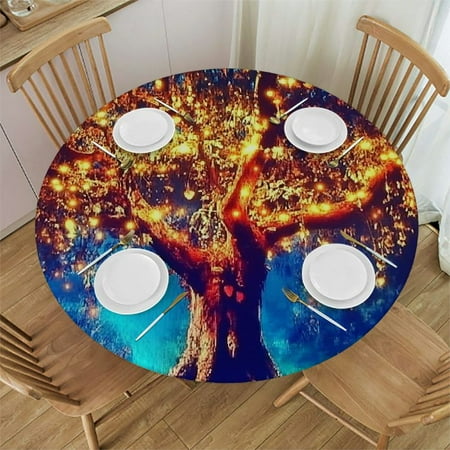 FUMJ Leaves Tablecloths 100% Polyester Fiber Round Table Cover Perfect for Home Decoration 46 -50
FUMJ Leaves Tablecloths 100% Polyester Fiber Round Table Cover Perfect for Home Decoration 46 -50