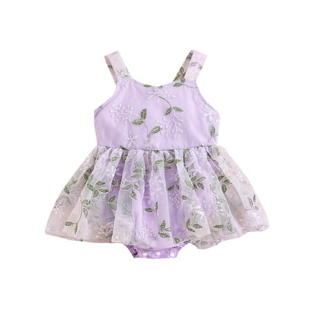 Sunisery Baby Girls Romper Dress Sleeveless Embroidery Flower Mesh Patchwork Bodysuit Princess Dress Summer Aesthetic Clothes
Sunisery Baby Girls Romper Dress Sleeveless Embroidery Flower Mesh Patchwork Bodysuit Princess Dress Summer Aesthetic Clothes