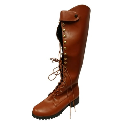 iOPQO Women s Keen-High Boots Womens Western Platform Cowboy Lace-Up Round Toe Over The Knee High knight Boots X3 Vintage Lace Up Over Knee Boots Yellow 38
iOPQO Women s Keen-High Boots Womens Western Platform Cowboy Lace-Up Round Toe Over The Knee High knight Boots X3 Vintage Lace Up Over Knee Boots Yellow 38