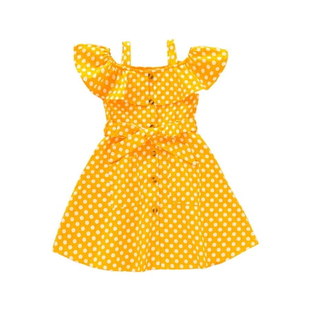 2T Baby Girl Dress Ruffle Sleeve Strap Dress Baby Girl Summer Dress Girls Casual Dress Yellow 2-3T Baby Girl Dress
2T Baby Girl Dress Ruffle Sleeve Strap Dress Baby Girl Summer Dress Girls Casual Dress Yellow 2-3T Baby Girl Dress