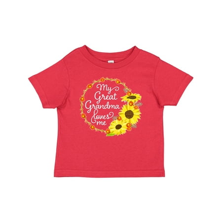 Inktastic My Great Grandma Loves Me with Sunflower Wreath Gift Baby Boy or Baby Girl T-Shirt
Inktastic My Great Grandma Loves Me with Sunflower Wreath Gift Baby Boy or Baby Girl T-Shirt