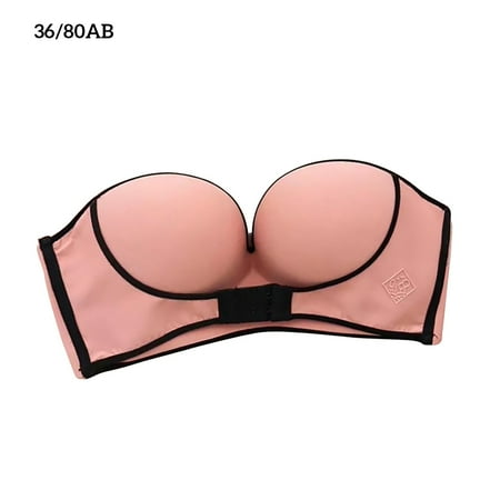 Machinehome Strapless Bra Women Invisible Sexy Seamless Bralette Push Up Lingerie Backless Underwear Pink 36/80AB
Machinehome Strapless Bra Women Invisible Sexy Seamless Bralette Push Up Lingerie Backless Underwear Pink 36/80AB