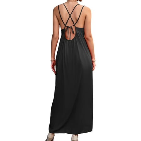 Frontwalk Nightgowns for Women Loose V Neck Long Pajama Dress Sleeveless Nightshirt Loungewear Sleep Dress
Frontwalk Nightgowns for Women Loose V Neck Long Pajama Dress Sleeveless Nightshirt Loungewear Sleep Dress