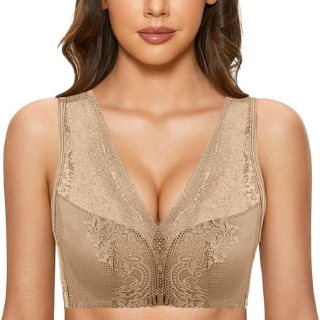 Aayomet Women S T-Shirt Bra Women s Plus Size Full Wrap Front Closed Posture Back Unpadded Smooth Underarm Seamless Elastic Coffee 38/85C
Aayomet Women S T-Shirt Bra Women s Plus Size Full Wrap Front Closed Posture Back Unpadded Smooth Underarm Seamless Elastic Coffee 38/85C