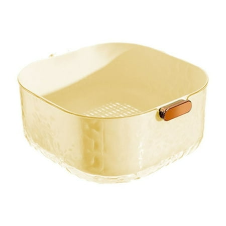 Drain Rack Clearance! Ttybhh Light Luxury Double Layer Drain Basket Beige Small Kitchen Strainer for Fruit and Vegetable Wash Food Strainers for Kitchen Plastic Fruit Wash
Drain Rack Clearance! Ttybhh Light Luxury Double Layer Drain Basket Beige Small Kitchen Strainer for Fruit and Vegetable Wash Food Strainers for Kitchen Plastic Fruit Wash