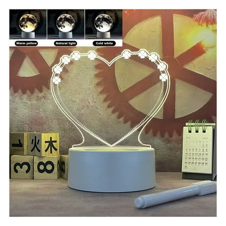 Alexsix Night Light with Message Board USB Message Board Holiday Light with Pen for Children Girlfriend(USB Tricolor + Love Message Board + Pen)
Alexsix Night Light with Message Board USB Message Board Holiday Light with Pen for Children Girlfriend(USB Tricolor + Love Message Board + Pen)