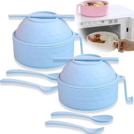 Tingzi Microwave Ramen Bowl Ramen Noodle Bowl Set Microwavable Microwave Noodle Cooker with Chopsticks Spoon & Fork Apartment Essentials Dishwasher-Safe
Tingzi Microwave Ramen Bowl Ramen Noodle Bowl Set Microwavable Microwave Noodle Cooker with Chopsticks Spoon & Fork Apartment Essentials Dishwasher-Safe