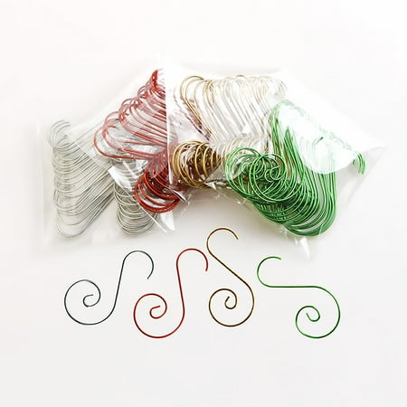 Peryerana 20PCS Metal S-shaped Hooks Spiral Swirl Ornament Hanger Hook Christmas Tree Decoration Accessories
Peryerana 20PCS Metal S-shaped Hooks Spiral Swirl Ornament Hanger Hook Christmas Tree Decoration Accessories