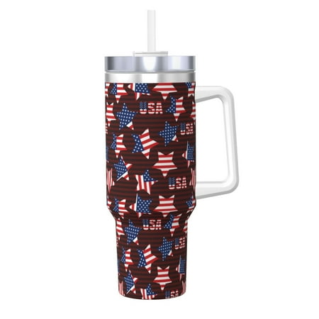 Uemuo American Stars1 Print 40oz Ice Bully With Handle And Straw Stainless Steel Vacuum Insulated Cup And 2 In 1 Straw Lid Insulated Travel Tumbler
Uemuo American Stars1 Print 40oz Ice Bully With Handle And Straw Stainless Steel Vacuum Insulated Cup And 2 In 1 Straw Lid Insulated Travel Tumbler