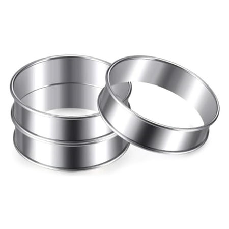 10 Pcs Double Rolled Tart Rings Stainless Steel Muffin Rings Crumpet Rings Round Tart Rings for Home Food Baking Tools
10 Pcs Double Rolled Tart Rings Stainless Steel Muffin Rings Crumpet Rings Round Tart Rings for Home Food Baking Tools