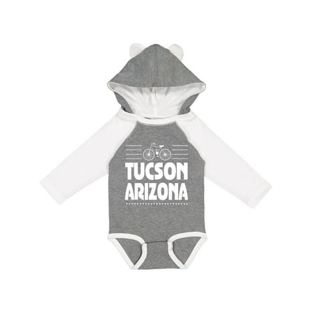 Inktastic Tucson Arizona Biking Gift Baby Boy or Baby Girl Long Sleeve Bodysuit