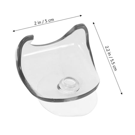 2pcs Shaver Hangers Wall Razor Hanger Suction Cup Razor Rack Suction Razor Shelf