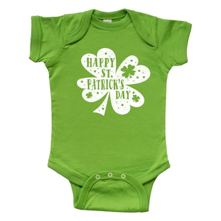 Inktastic Happy St. Patrick s Day Shamrock Silhouette in White Gift Baby Boy or Baby Girl Bodysuit
Inktastic Happy St. Patrick s Day Shamrock Silhouette in White Gift Baby Boy or Baby Girl Bodysuit