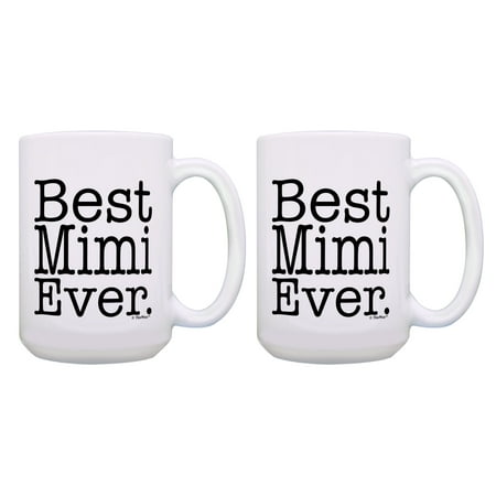 ThisWear Great Grandma Gifts Best Mimi Ever Grandma Gift Set 2 Pack 15oz Coffee Mugs
ThisWear Great Grandma Gifts Best Mimi Ever Grandma Gift Set 2 Pack 15oz Coffee Mugs