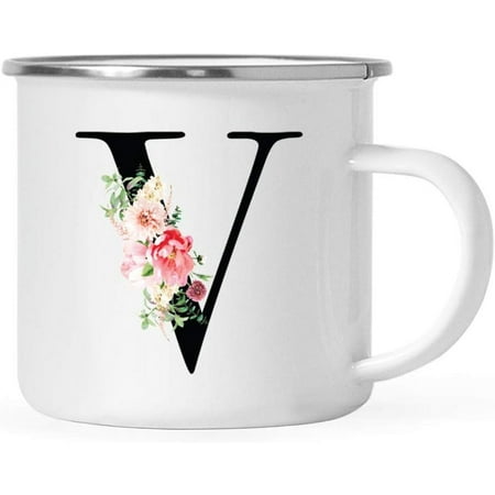 Andaz Press 11oz. Stainless Steel Campfire Coffee Tea Mug Gift Blush Floral Monogram Initial Letter V 1-Pack for Her Birthday Christmas Ideas Mom Family Bridesmaids Coworker Includes Gift Box
Andaz Press 11oz. Stainless Steel Campfire Coffee Tea Mug Gift Blush Floral Monogram Initial Letter V 1-Pack for Her Birthday Christmas Ideas Mom Family Bridesmaids Coworker Includes Gift Box