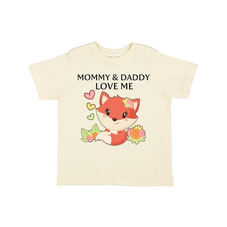 Inktastic Mommy and Daddy Love Me- little fox Gift Toddler Boy or Toddler Girl T-Shirt
Inktastic Mommy and Daddy Love Me- little fox Gift Toddler Boy or Toddler Girl T-Shirt