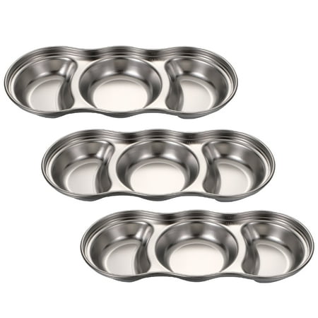 Sauce Dish Stainless Steel | 3Pcs Sushi Dipping Bowls | Seasoning Dish Saucer Plates For Appetizers And Samples Multi-Compartment Design
Sauce Dish Stainless Steel | 3Pcs Sushi Dipping Bowls | Seasoning Dish Saucer Plates For Appetizers And Samples Multi-Compartment Design