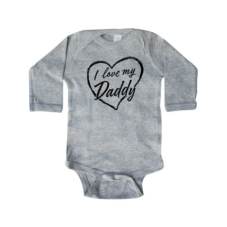 Inktastic I Love My Daddy in Black Chalk Heart Gift Baby Boy or Baby Girl Long Sleeve Bodysuit
Inktastic I Love My Daddy in Black Chalk Heart Gift Baby Boy or Baby Girl Long Sleeve Bodysuit