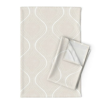 Printed Tea Towel Linen Cotton Canvas - Ogee Light Decor Lines Neutral Bohemian Minimalist Print Decorative Kitchen Towel by Spoonflower
Printed Tea Towel Linen Cotton Canvas - Ogee Light Decor Lines Neutral Bohemian Minimalist Print Decorative Kitchen Towel by Spoonflower