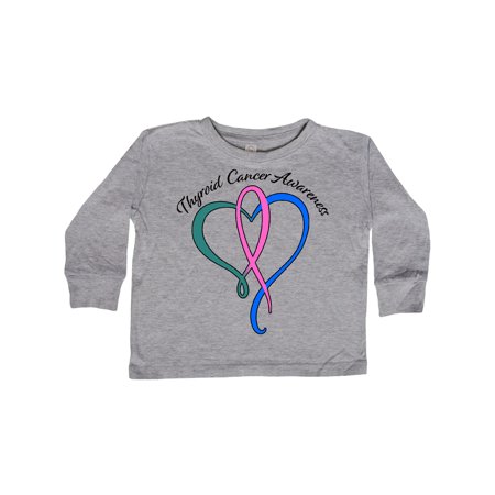 Inktastic Thyroid Cancer Awareness with Pink Teal and Blue Ribbon Gift Toddler Boy or Toddler Girl Long Sleeve T-Shirt
Inktastic Thyroid Cancer Awareness with Pink Teal and Blue Ribbon Gift Toddler Boy or Toddler Girl Long Sleeve T-Shirt