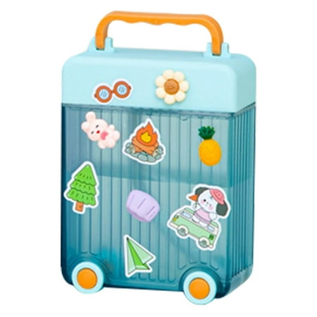 Cute Suitcase Straw Water Bottle | Water Bottles with Cute Stickers | Portable Drinking Cup for Girls Boys School Office Travel No BPA Leakproof
Cute Suitcase Straw Water Bottle | Water Bottles with Cute Stickers | Portable Drinking Cup for Girls Boys School Office Travel No BPA Leakproof