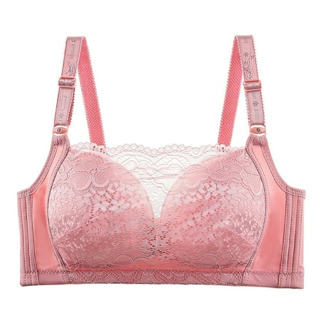 Sngxgn Minimizer Bras For Women Women s Front Closure Bra with No-Poke Underwire Pink L
Sngxgn Minimizer Bras For Women Women s Front Closure Bra with No-Poke Underwire Pink L