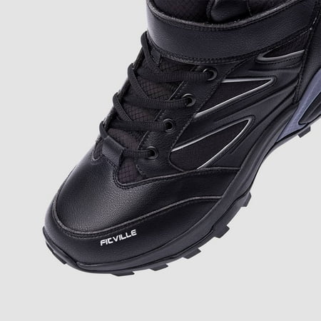B Mirza Collection Men s Sturdy Core Hiking Boot - Solid Black