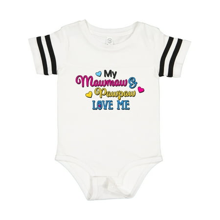 Inktastic My Mawmaw and Pawpaw Love Me with Hearts Gift Baby Boy or Baby Girl Bodysuit
Inktastic My Mawmaw and Pawpaw Love Me with Hearts Gift Baby Boy or Baby Girl Bodysuit
